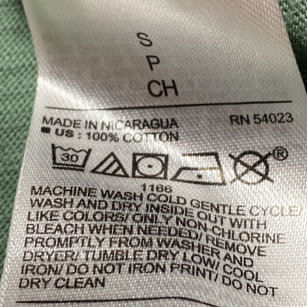 NWT Green Casual Graphic T-Shirt S - Picture 7 of 8